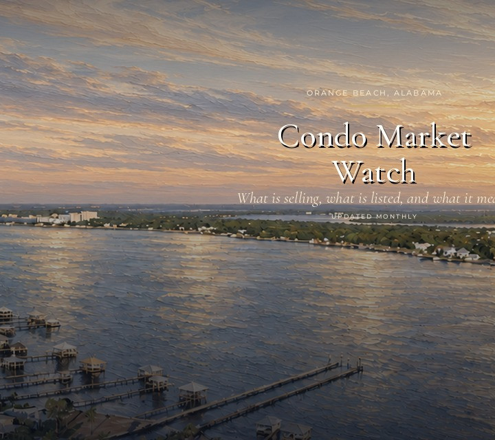 Orange Beach, Alabama Condo Market Watch