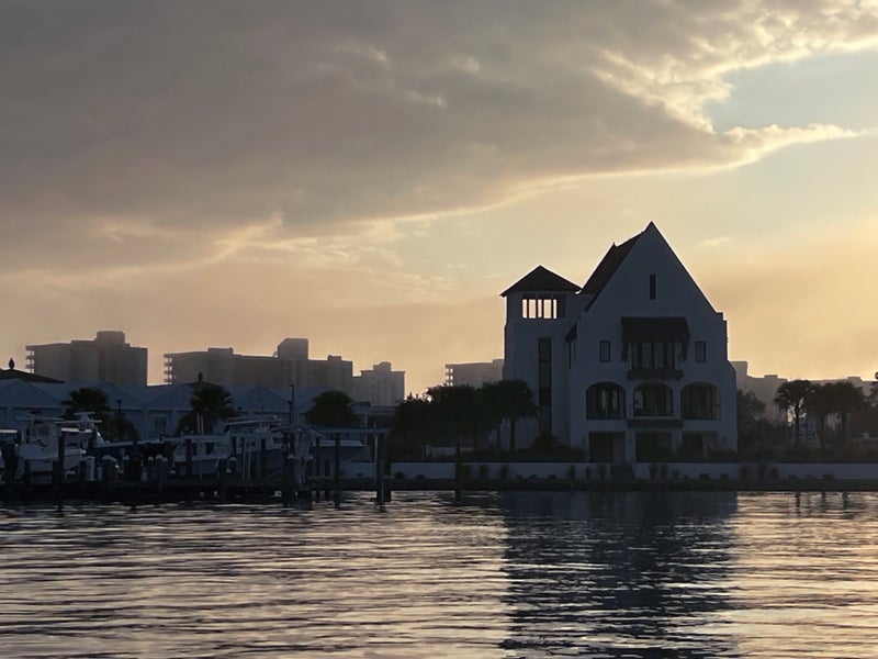 Orange Beach, Alabama Sunset and Homes For Sale