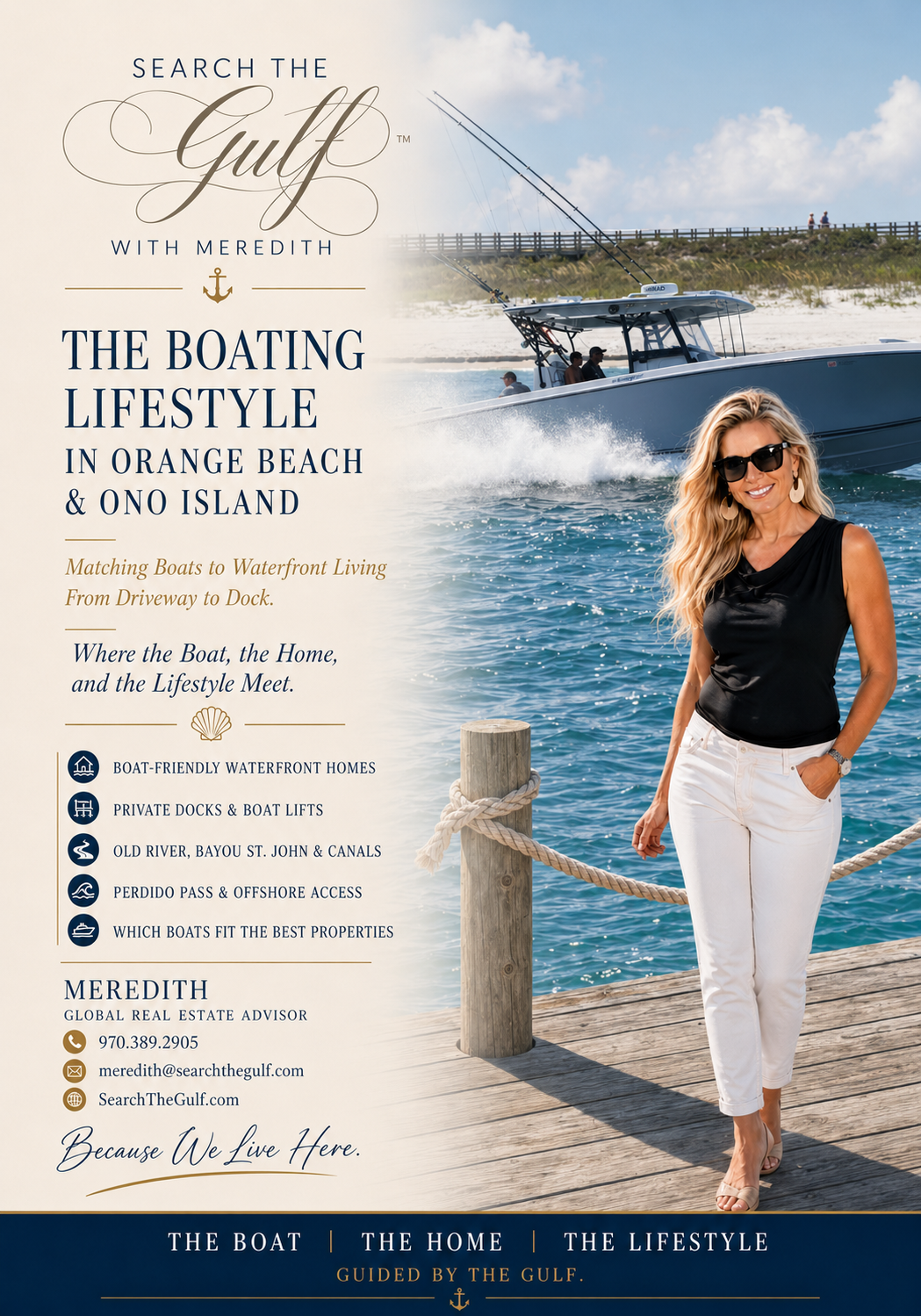 The boating lifestyle in Orange Beach and Ono Island with Search The Gulf with Meredith