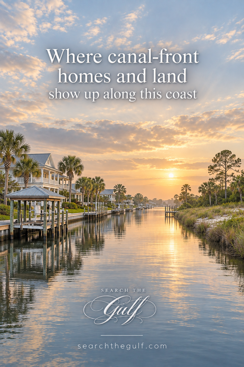 Canal-Front Homes Land For Sale