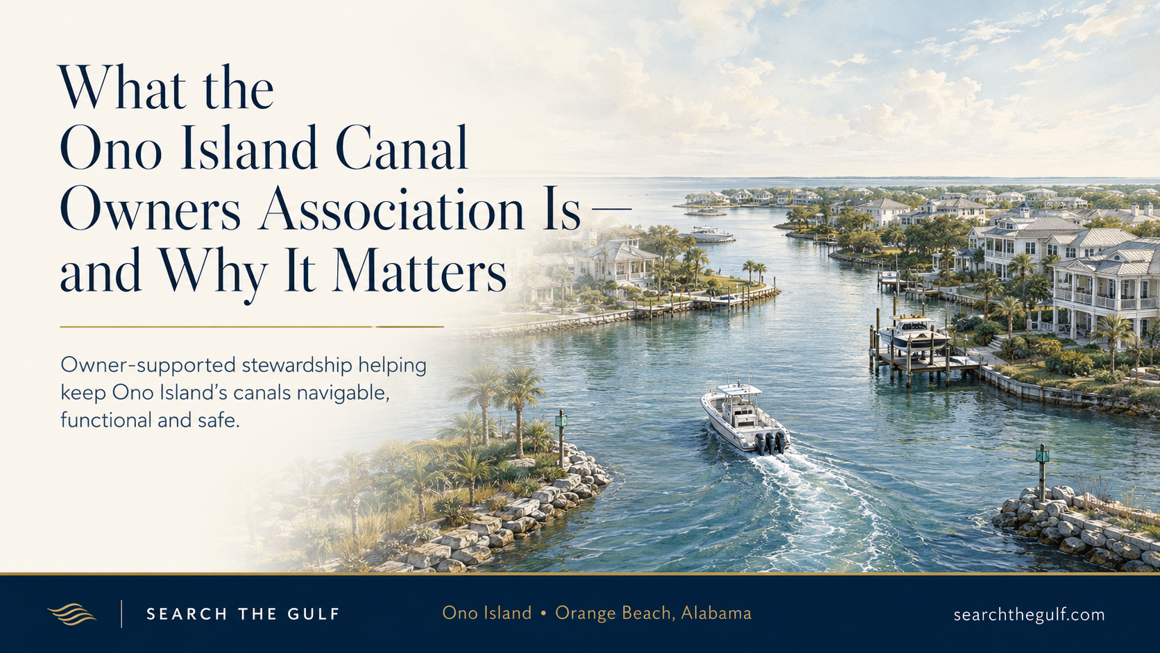 COA Canal Owner Association Ono Island COA Canal Owner Association Ono Island