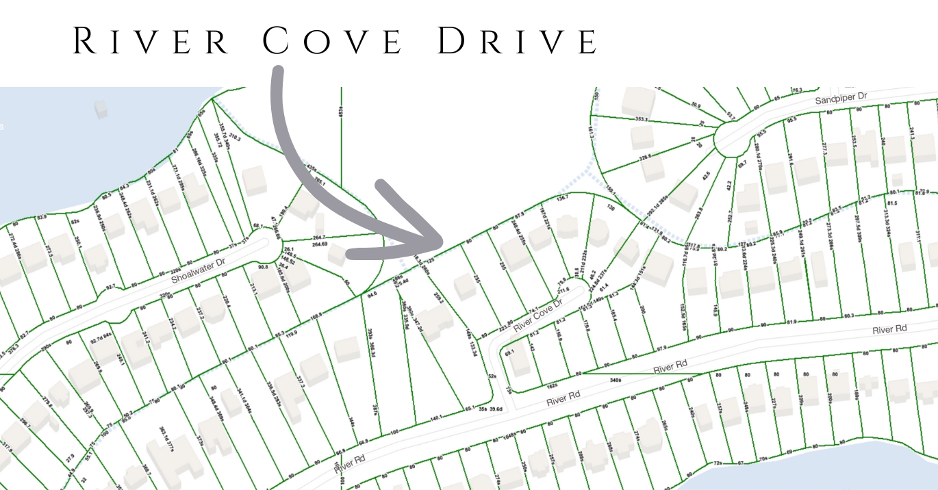 River Cove Drive. Ono Island Homes
