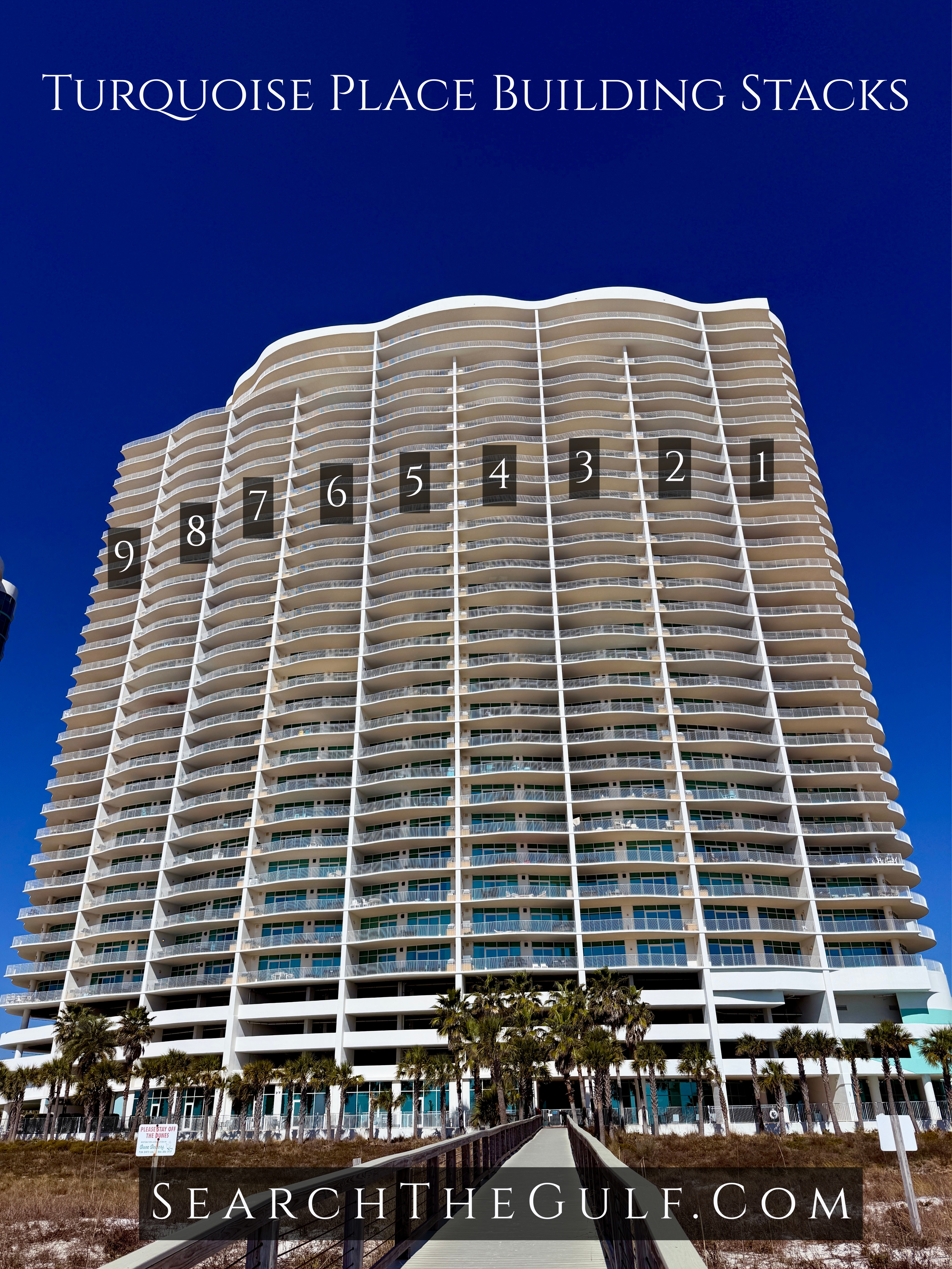 Turquoise Place Condo Building Stacks