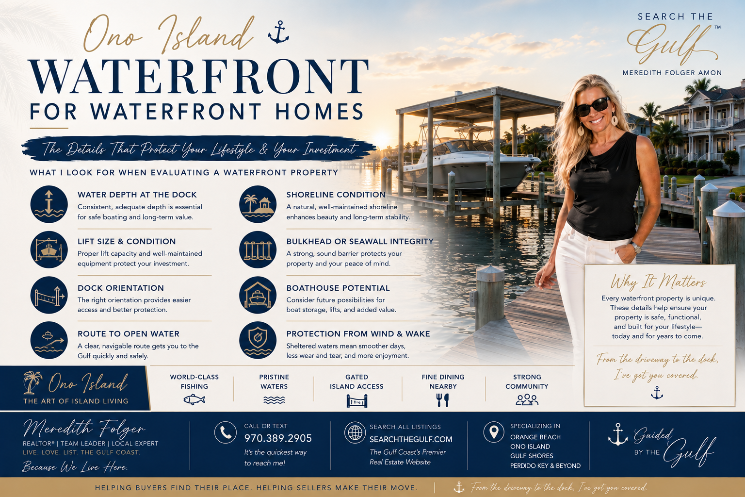 Waterfront Homes and Living on the Gulf Coast with Meredith