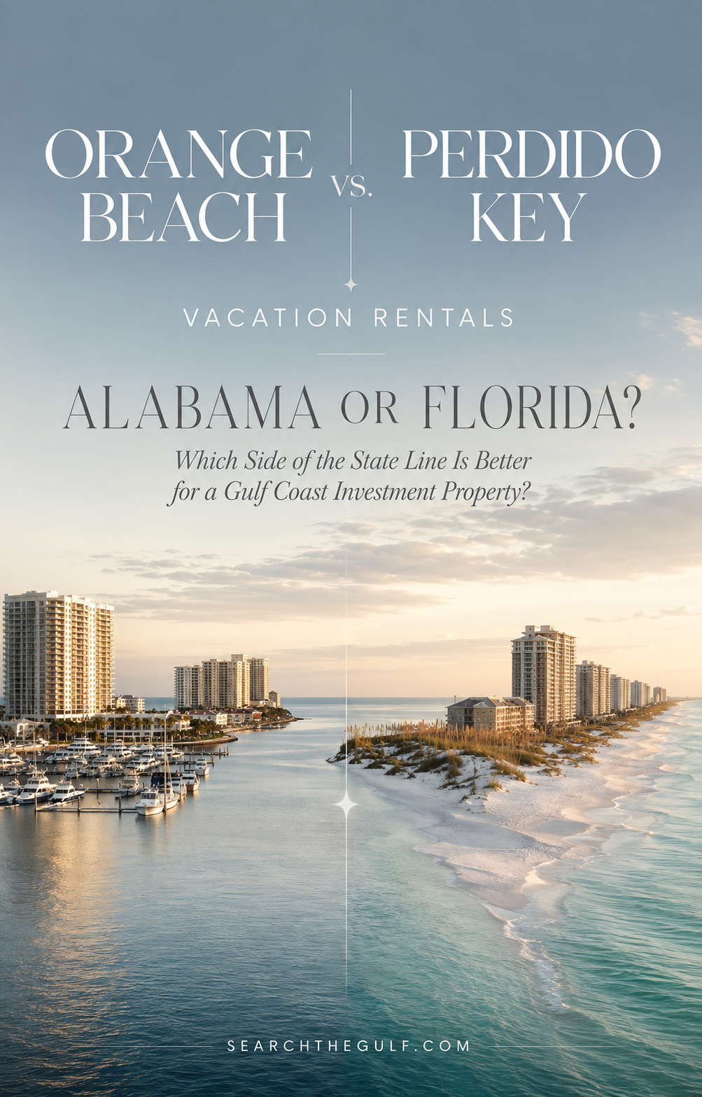 Perdido Key Florida and Orange Beach Alabama Vacation Rental Homes Condos Boating Properties for Sale