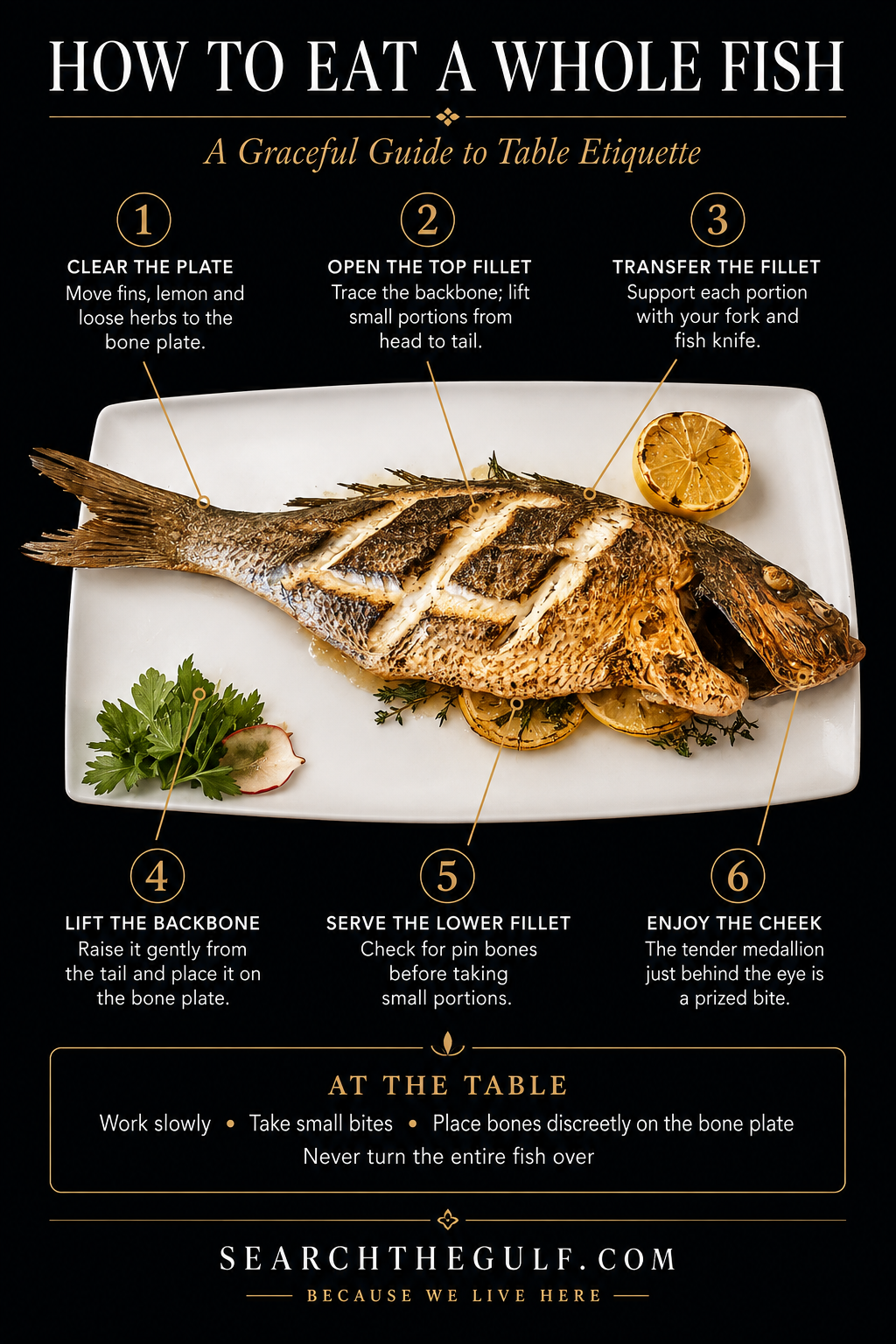 Whole Fish Boning Table Etiquette Gulf Coast Whole Fish Boning Table Etiquette Gulf Coast
