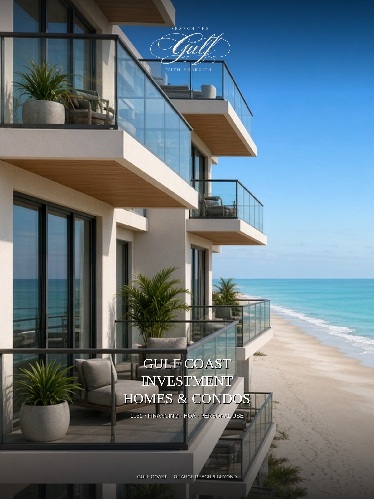Gulf Coast Alabama Condo Investments and Beach Homes
