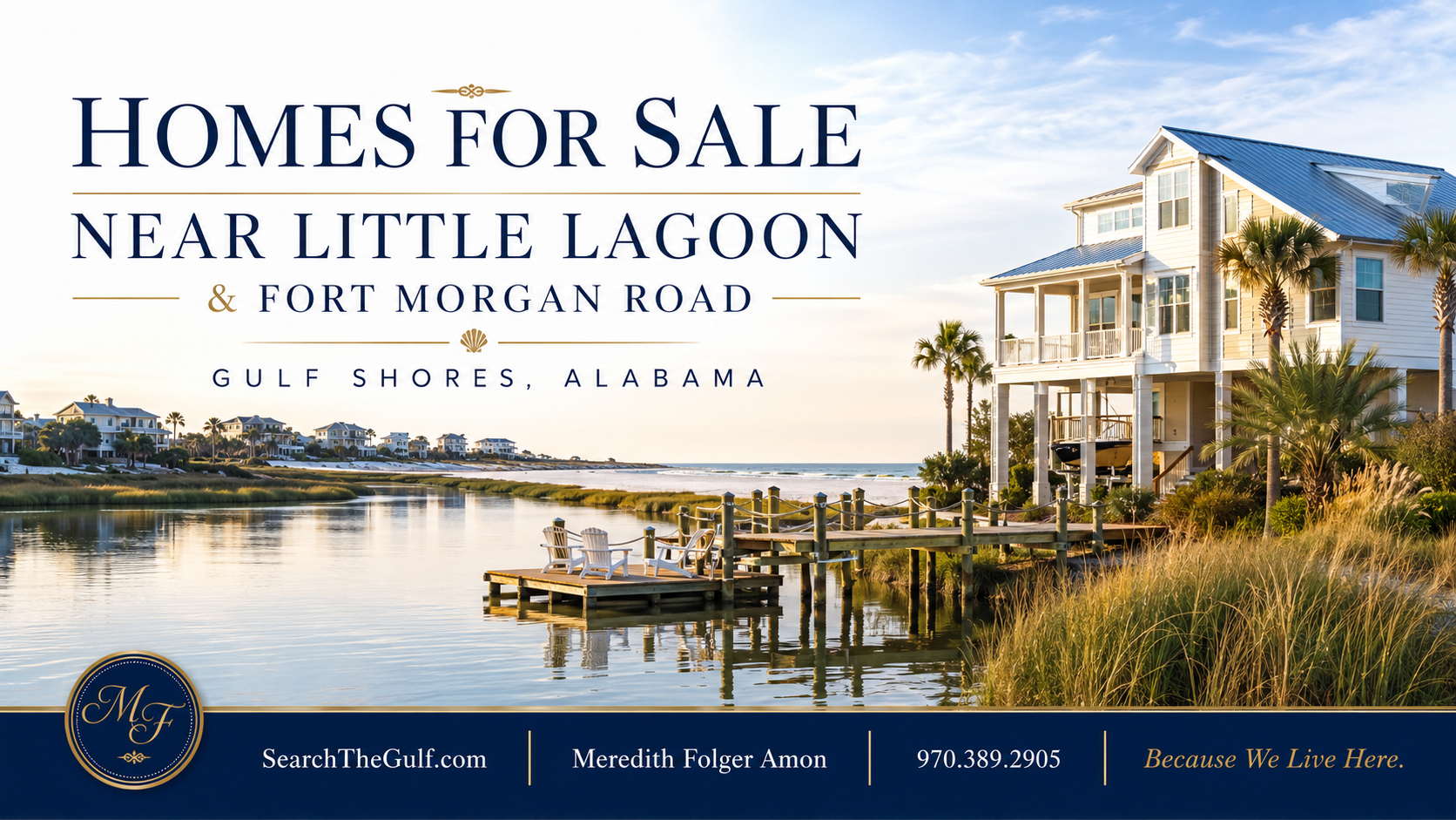 Gulf Shores Alabama Homes For Sale Little Lagoon Fort Morgan Road