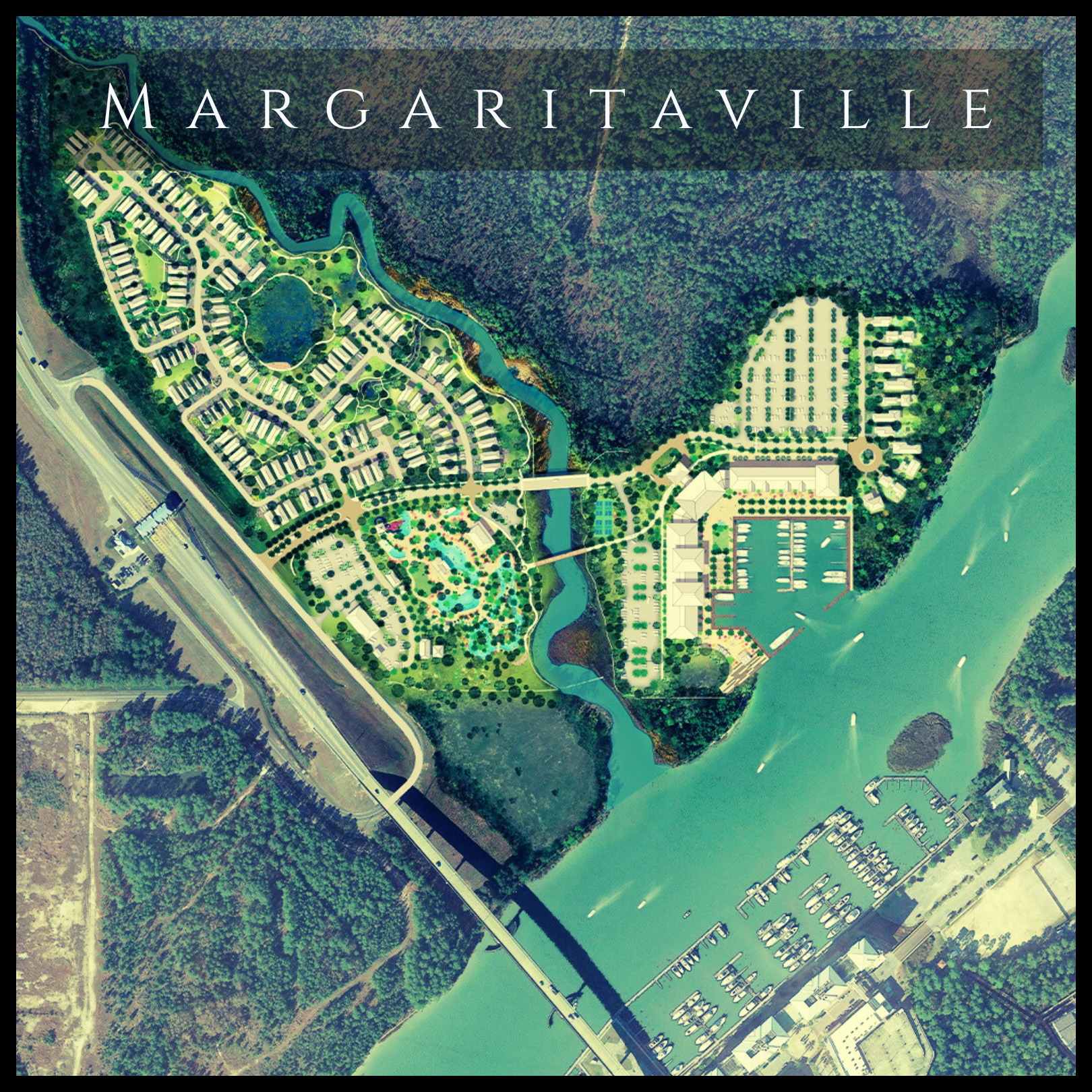 Margaritaville Resort Orange Beach luxury condos at The Wharf