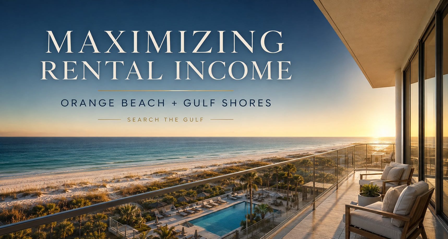 Maximize Rental Income Orange Beach Gulf Shores Alabama