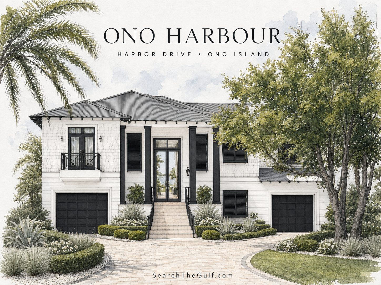 Ono Harbour Mediterranean Creole Homes and Architecture Ono Harbour Mediterranean Creole Homes and Architecture