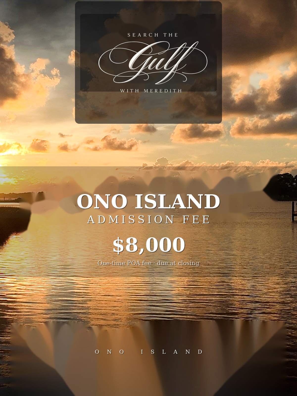 Ono Island Admission Fee Transfer Buyer Fees Ono Island Admission Fee Transfer Buyer Fees
