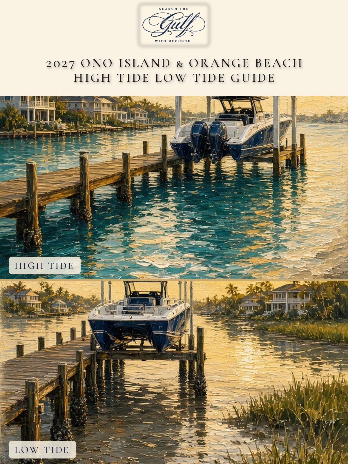 Ono Island High Tide Low Tide Charts Boaters and Waterfront Homes Ono Island High Tide Low Tide Charts Boaters and Waterfront Homes