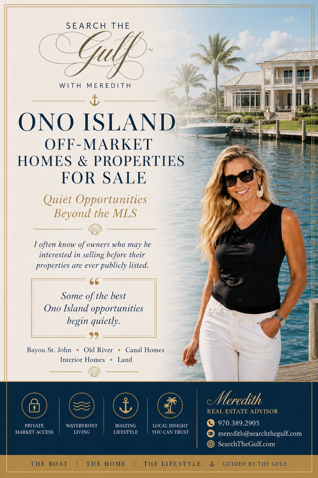 Ono Island Off Market Homes and Properties For Sale