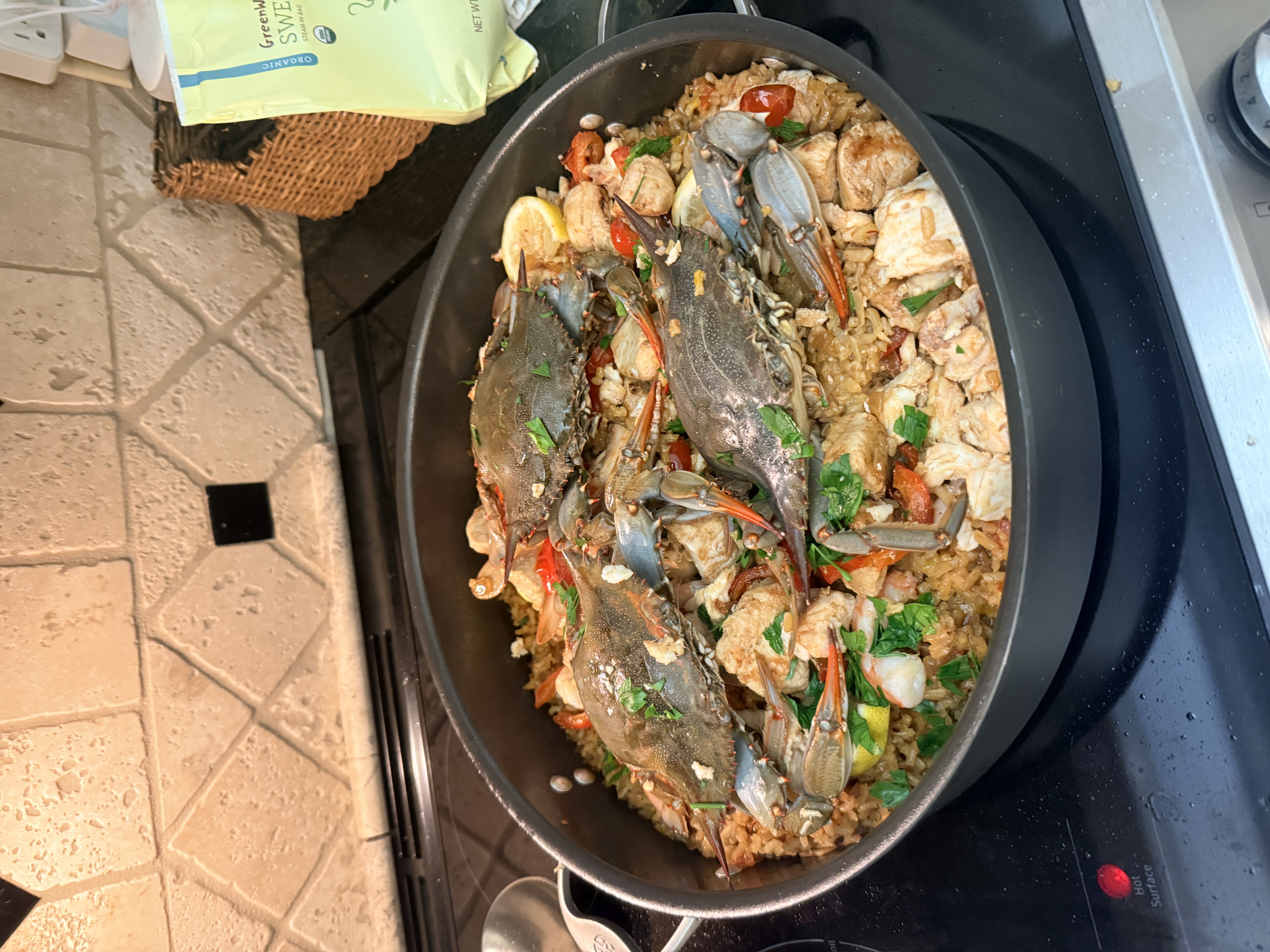 Ono Island Seafood Paella Recipe Meredith