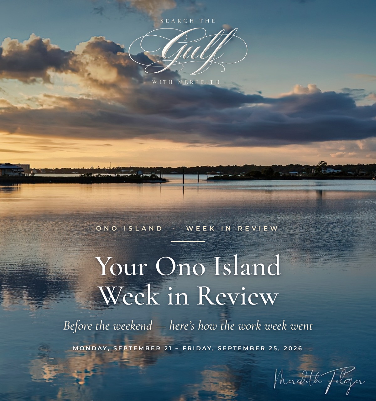 Ono Island Real Estate Market Review