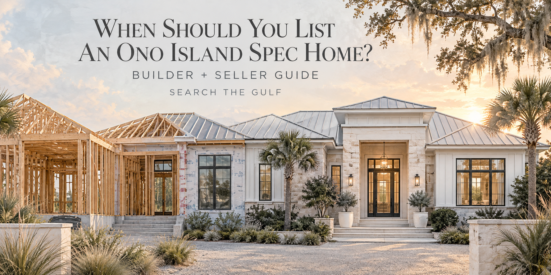 When To List Ono Island Spec Homes New Construction