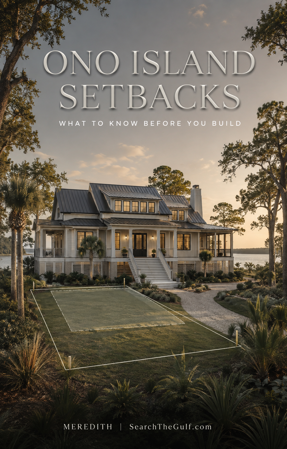Ono Island Setbacks for Home Building, Construction and Remodels