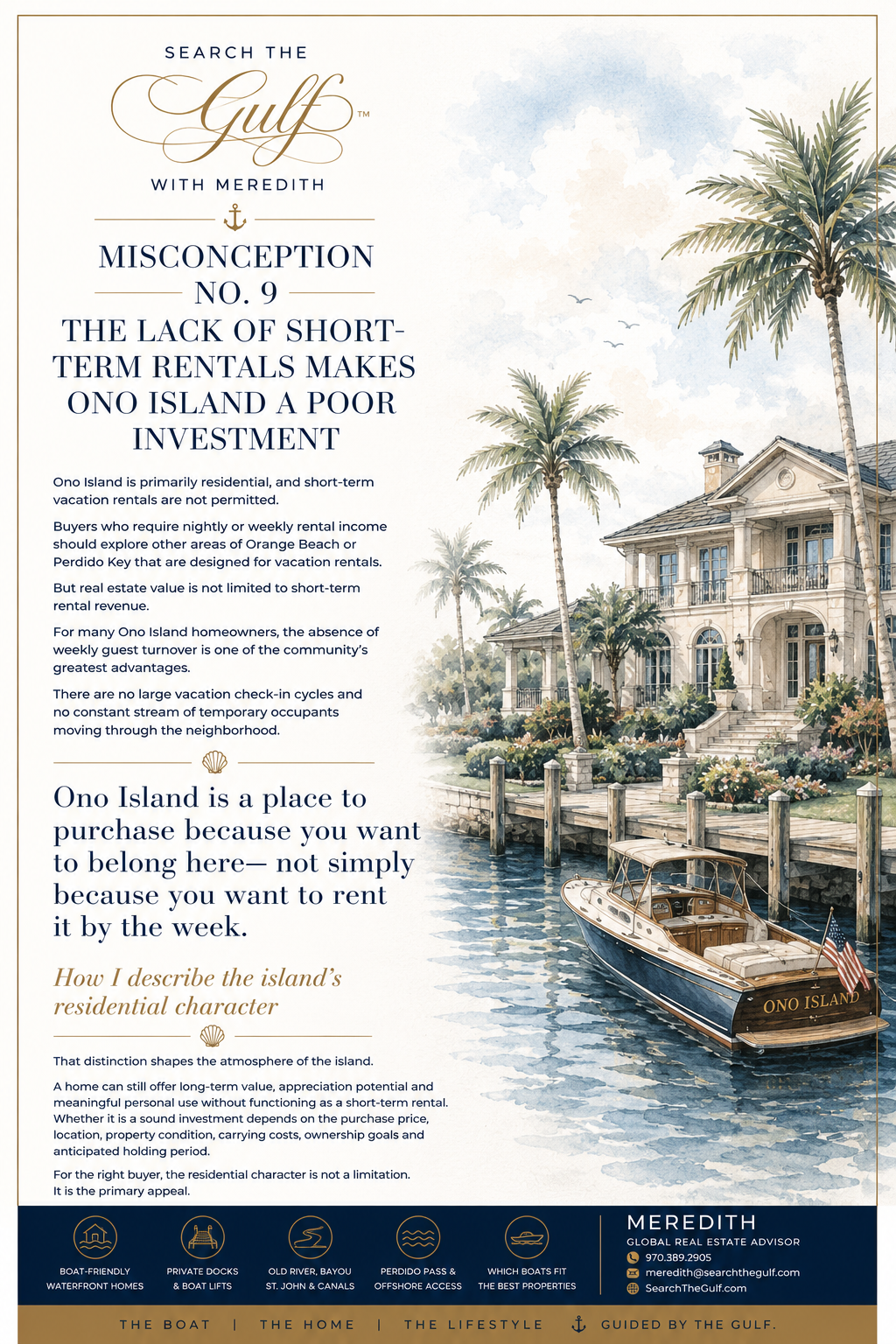 Ono Island Short Term Rentals