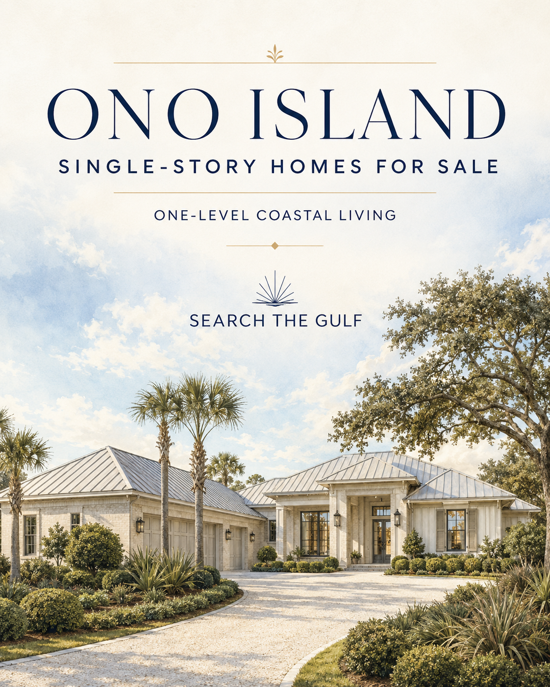 Ono Island Single Story Homes For Sale
