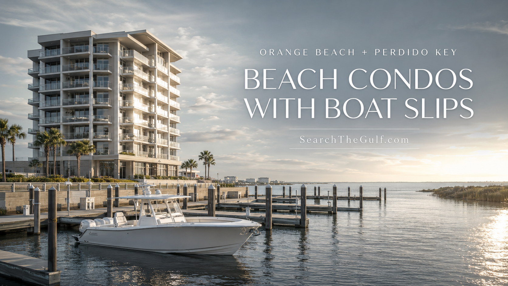 Orange Beach Perdido Key Condos with Boat Slips For Sale