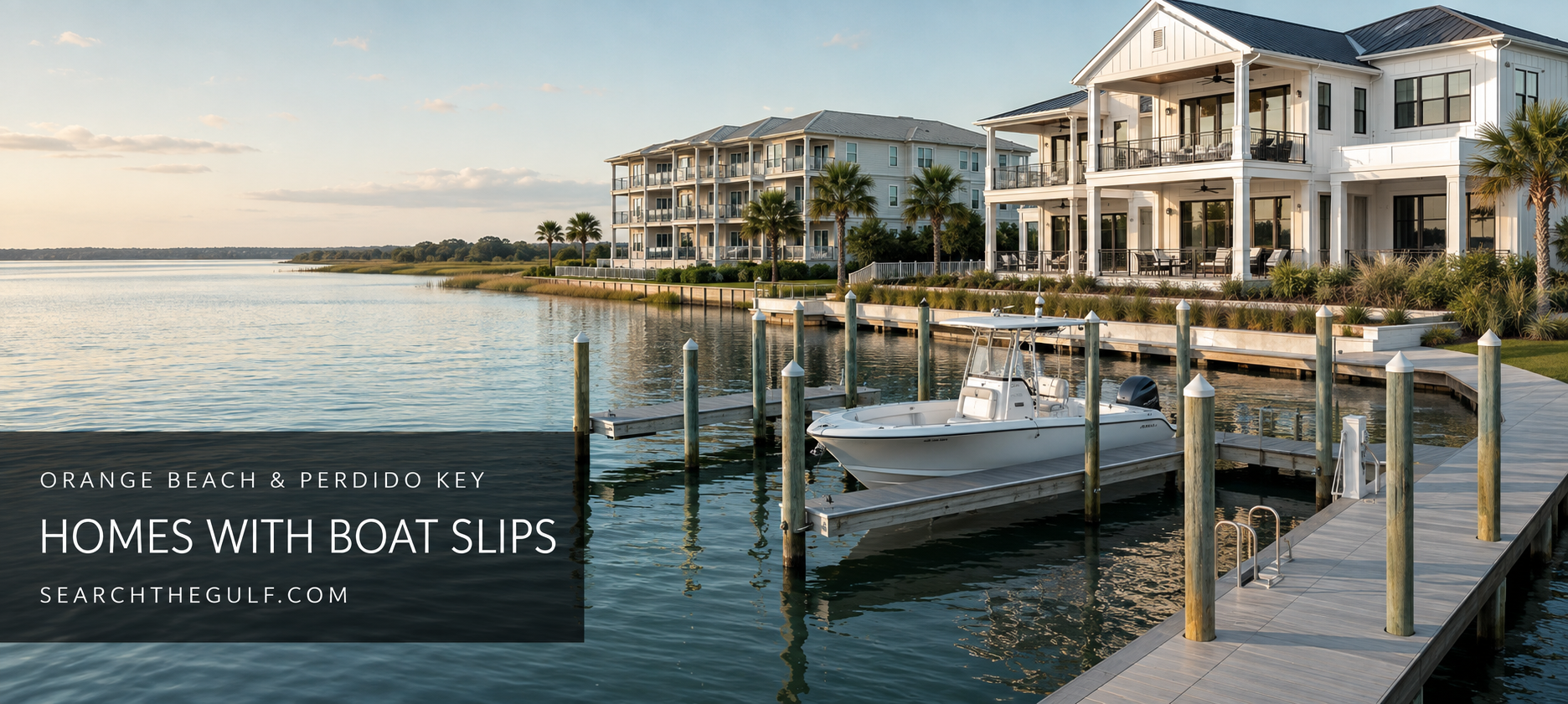 Orange Beach and Perdido Key Homes with Boat Slips