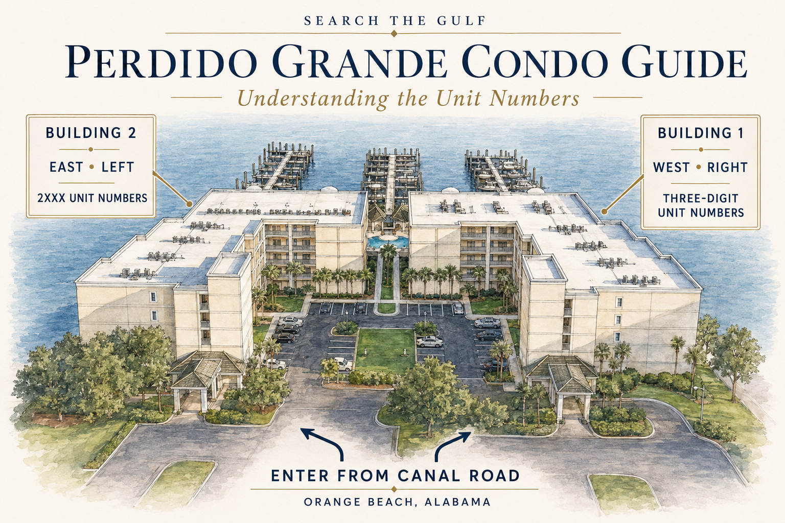 Perdido Grande Orange Beach Condo Map Guide Perdido Grande Orange Beach Condo Map Guide