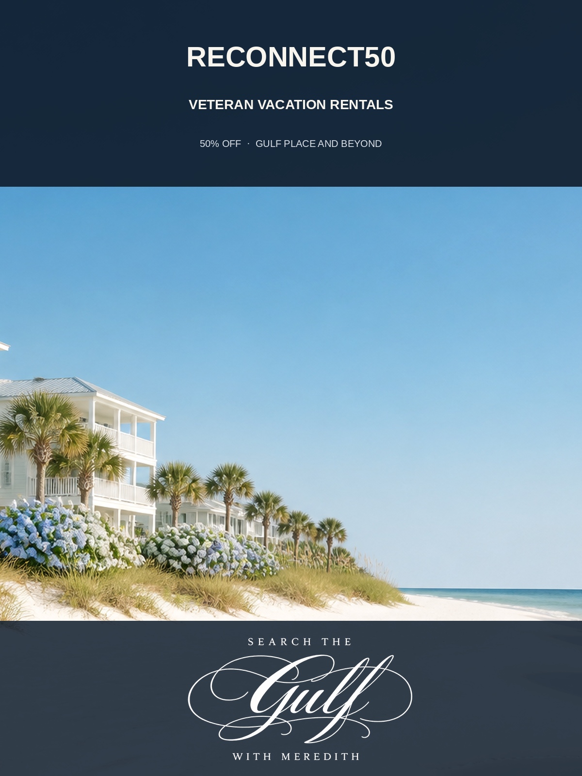 Reconnect 50 home and condo rentals veterans military