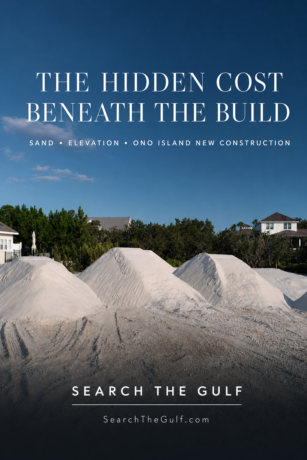 Ono Island Home Building Sand Foundation