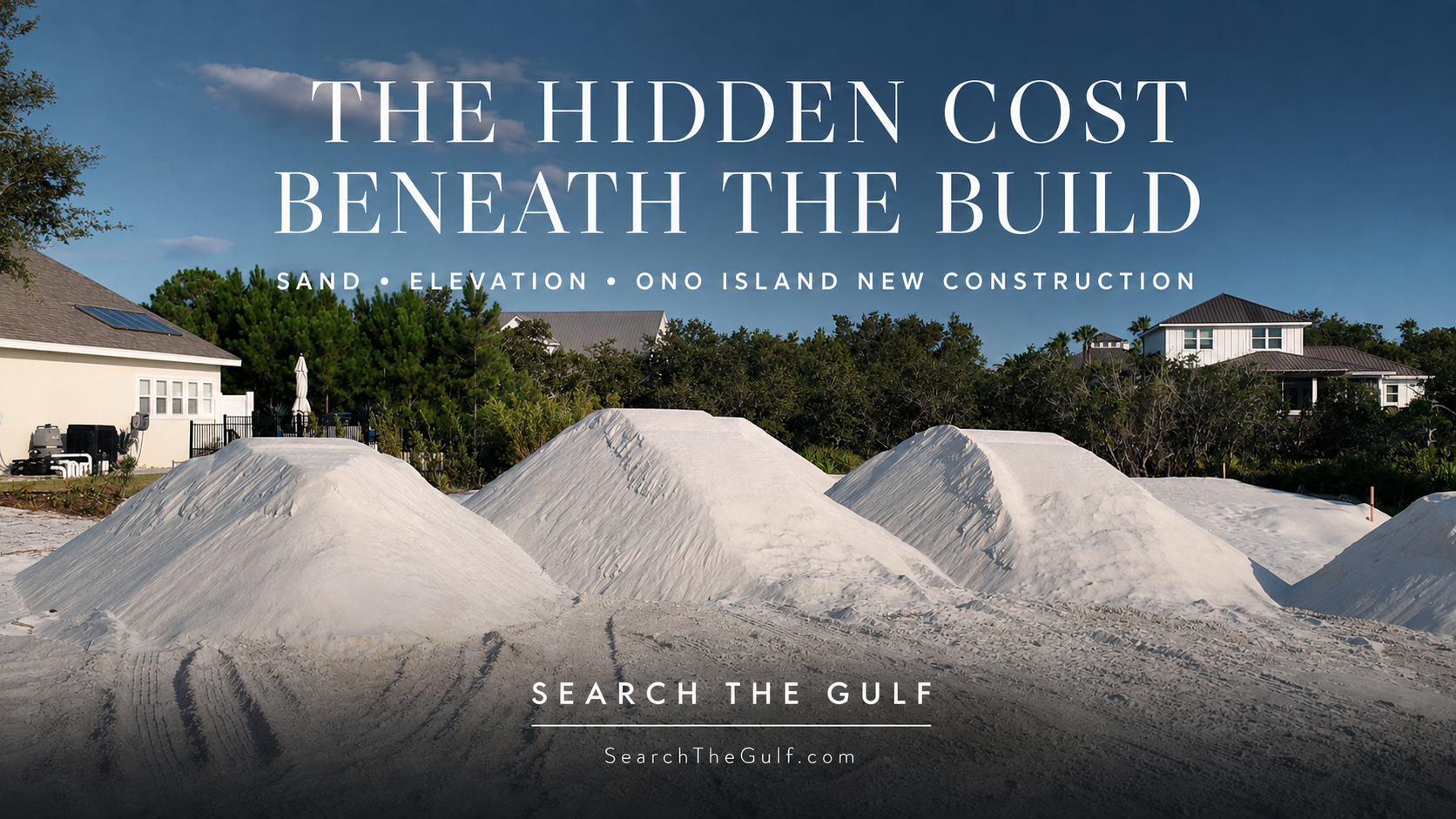 Ono Island Home Building Construction Costs Sand