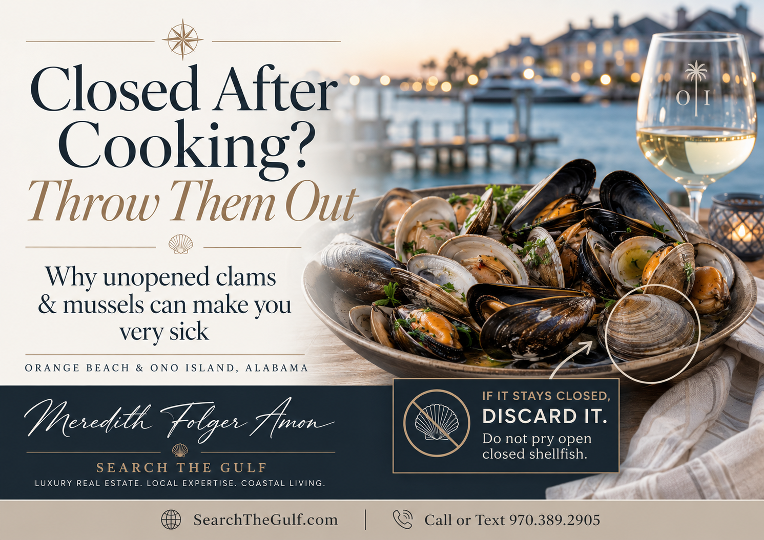 Gulf Coast Shellfish Mussels Clams Safety