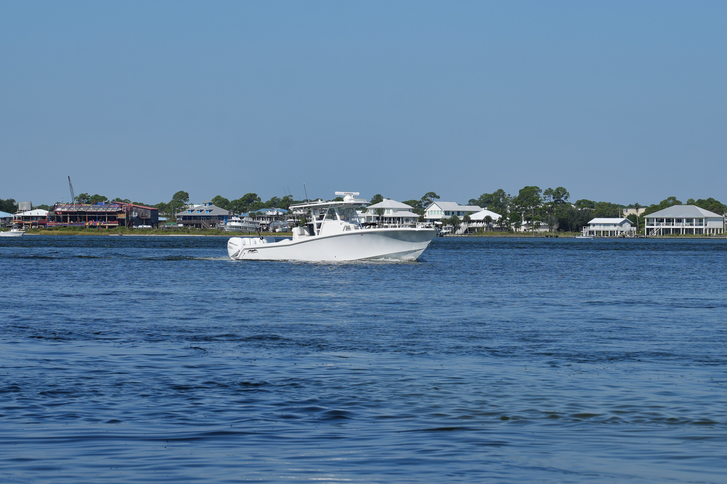 The Invincible 36 Open Fisherman and Ono Island Waterfront Living